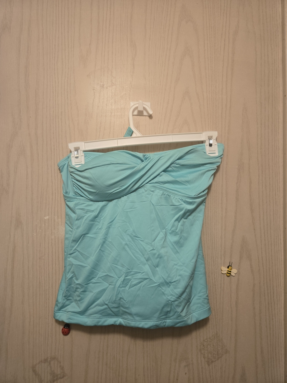Aqua Strapless Swim Top - Mossimo